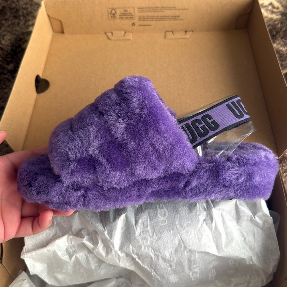 Fluff yeah slide purple